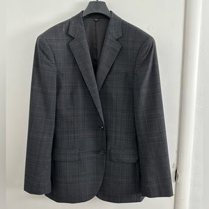 J. Crew Ludlow Suit Slim Fit Italian Stretch Wool Glen Plaid